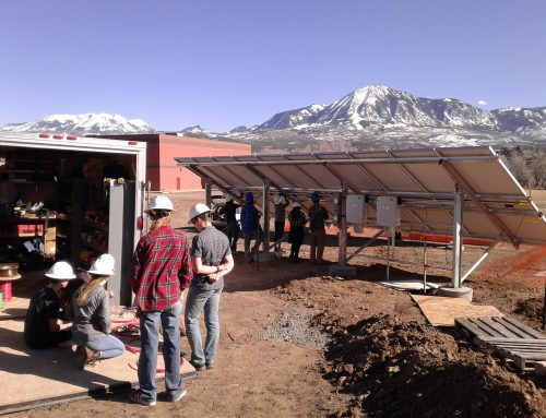 SEI’s Solar in Schools achieves new milestone: First successful 10 kW high school install in Paonia