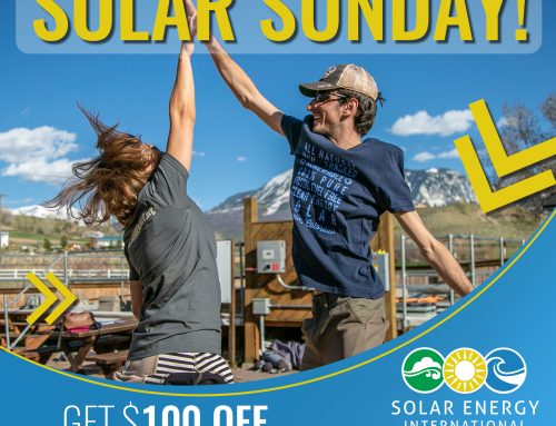 Solar Sunday – get $100 OFF Solar Training!