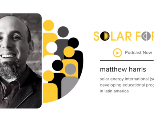 Matthew Harris – Solar Energy International (SEI) Educational Programs in Latin America
