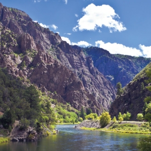 Gunnison River in Black Canyon of the Gunnison National Park in Colorado