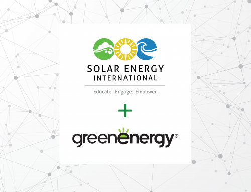 greenenergy® y SEI se asocian para acercar nuevas oportunidades de capacitación solar calificada.